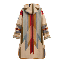 Pendleton Hooded Jacquard Coat