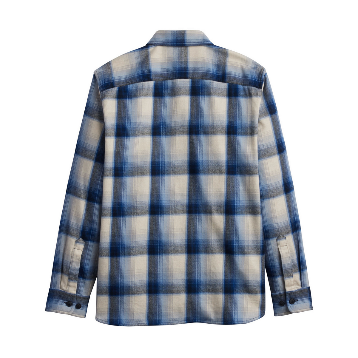 Men's Pendleton Plaid Burnside Cotton Flannel Shirt - Blue/Ecru