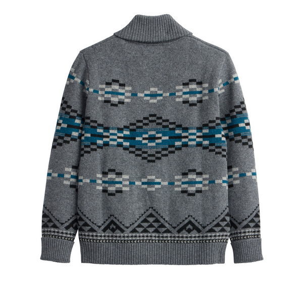 Men's Pendleton Lost Trail Lambswool Zip Cardigan
