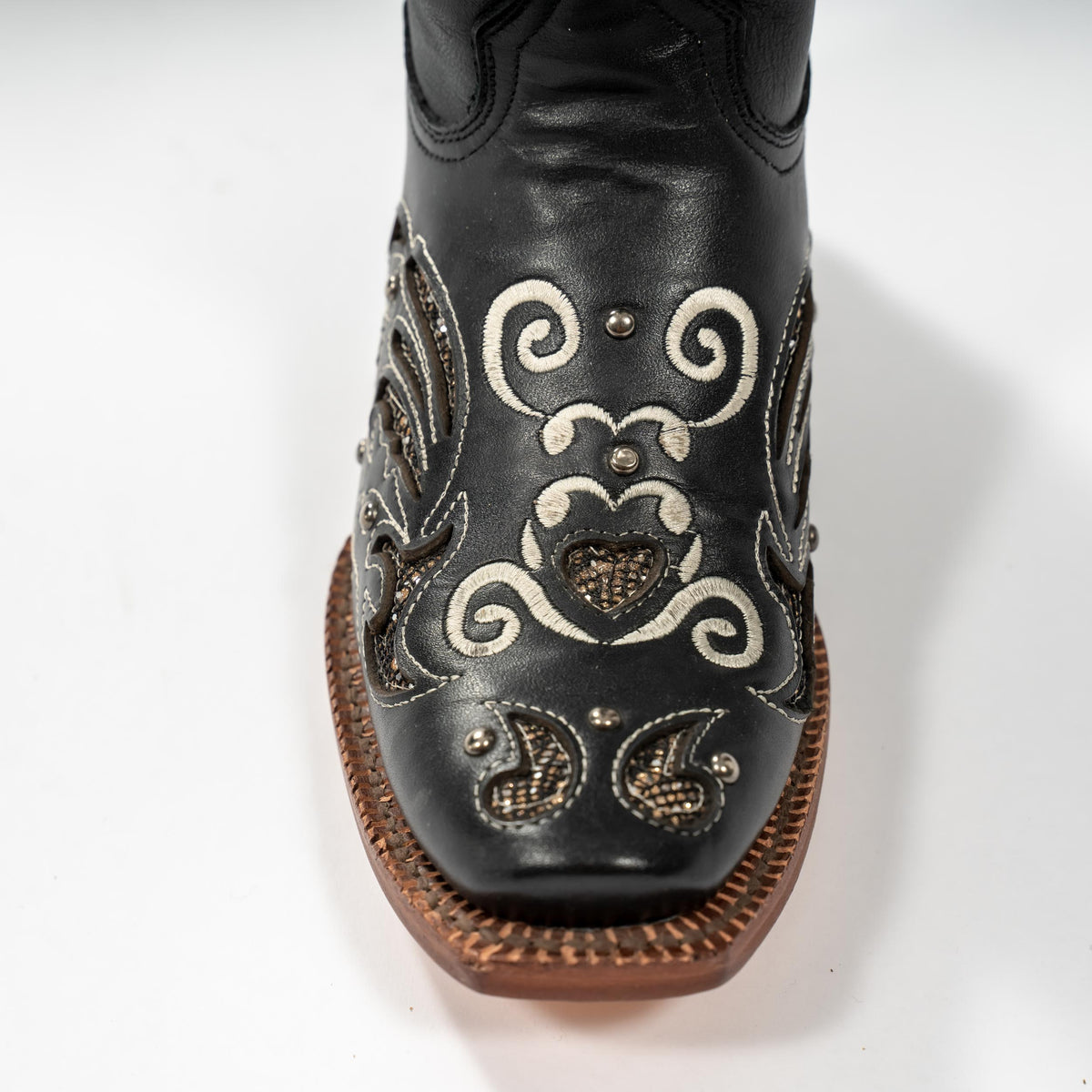Tanner Mark Boot Venice Black, midnight black  with silver shimmer inlay